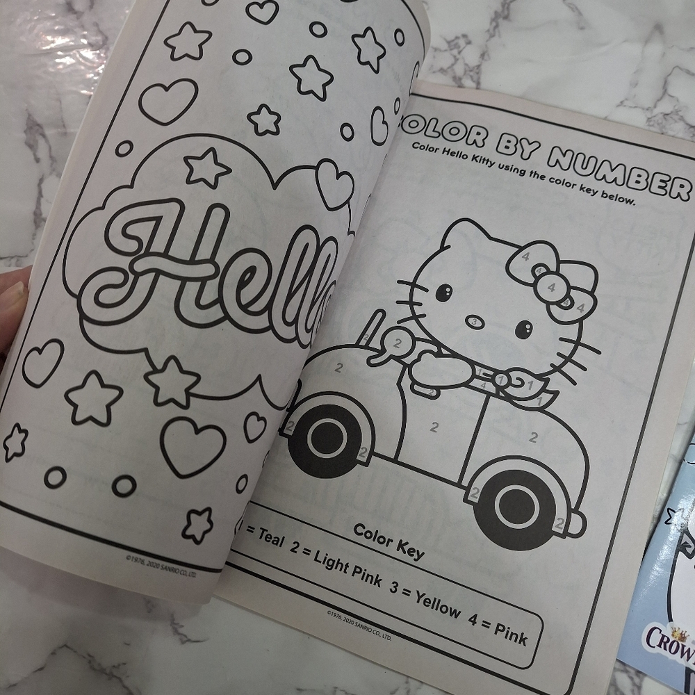 Hello Kitty Coloring Book Set - Picture 2 of 5